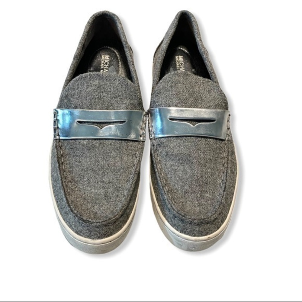 Michael Kors Shoes Grey Wool & Platform